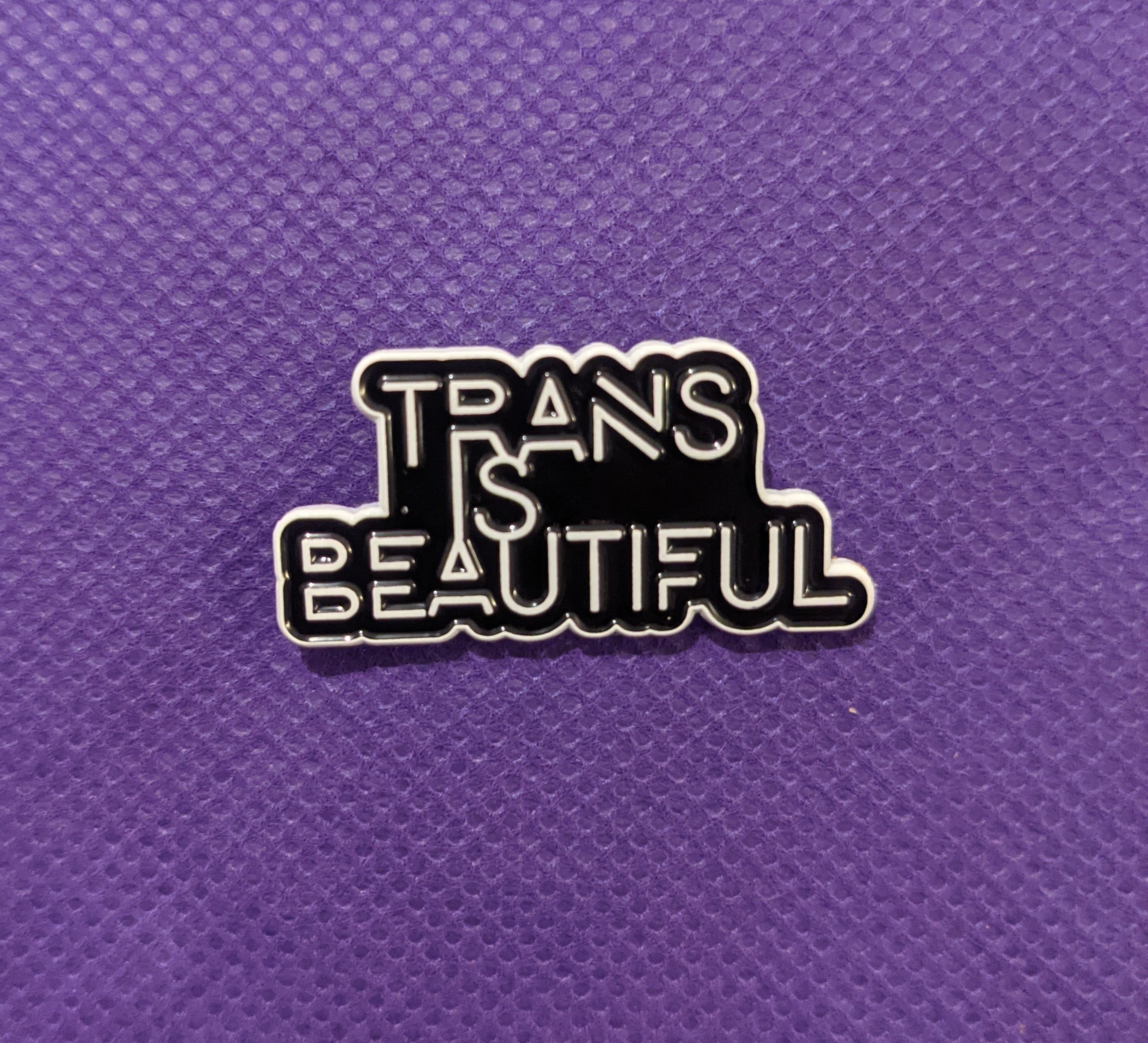 Trans Is Beautiful Pin – Bye Gender